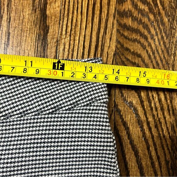 Free People We the Free Gingham Pixie pants Size 27 Small Black&White no pockets - Picture 11 of 14